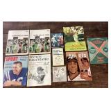 Vintage sports magazines and books
