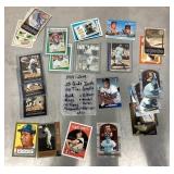 25 assorted baseball cards