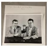 Vintage Jack Buck & Harry Carey photo