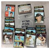 15 1971 Boston Red Sox baseball cards