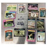 12 1971-77 Topps baseball cards