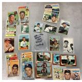 32 Baseball cards 1950-56