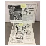 Roy Sievers & Ned Garver autographs