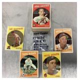 57 1959 Topps baseball cards