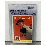 Bill Mazeroski 1958 Topps baseball card