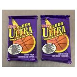 2 Sealed 93-94 Fleer Ultra basketball card packs
