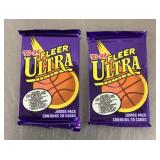 2 Sealed 93-94 Fleer Ultra basketball card packs
