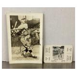 Frank Frisch autographed photo