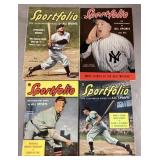 4 vintage Sportfolio magazines