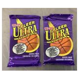 2 Sealed 93-94 Fleer Ultra basketball card packs