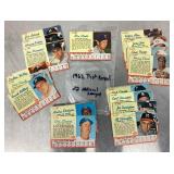 22 1962 Post Cereal baseball cards