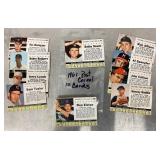 10 1961 Post Cereal baseball cards