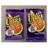 2 Sealed 93-94 Fleer Ultra basketball card packs