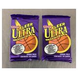 2 Sealed 93-94 Fleer Ultra basketball card packs