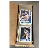 Box of 1990 Fleer baseball cards