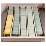 Large box of Fleer baseball cards