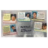 5 1962 Post Cereal baseball cards