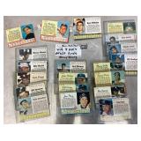 20 1961-63 Post Cereal baseball cards