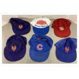 6 baseball hats