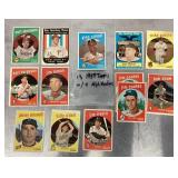 13 1959 Topps baseball cards