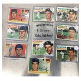 9 Vintage Cubs & White Sox baseball cards