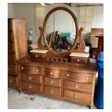 Dresser and armoire