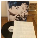 Madonna LP with poster