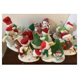 Lighted animated snowman Christmas decor