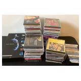 CDs and cassette tapes