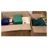 Clean up holiday decor lot