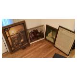 4 framed wall art