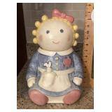 Treasure Craft rag doll cookie jar