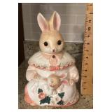 Rabbit cookie jar