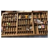 32" printer tray and contents