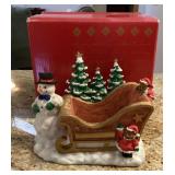Christmas sleigh candy dish