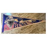 Autographed St. Louis Blues pennant