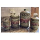 4-piece Royal Sealy canister set