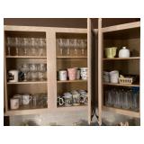 Contents of upper kitchen cabinets