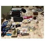 Clean up lot home decor on bed