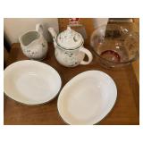 Collection of winterberry, serving dishes