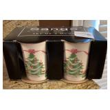Sango Christmas mug set of 4