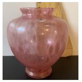 Maestri Vetrai large pink glass vase