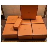 Empty Hermes boxes