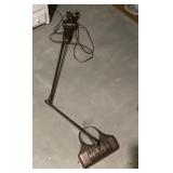 Clamp-on industrial magnifying light