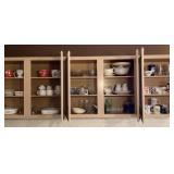 Contents of upper kitchen cabinets