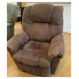 Microfiber rocker recliner
