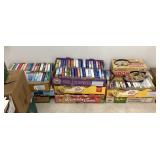 Large lot of books in closet