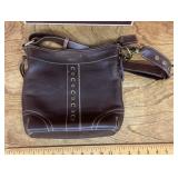 Coach leather bag with box