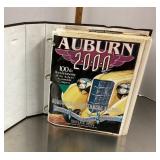 Binder with automobile ephemera