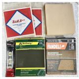 Craftsman Torpedo level & assorted sandpaper